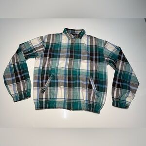 POLO Ralph Lauren Women’s Bi-Swing Plaid Light Jacket, Sz Med, 100% Cotton